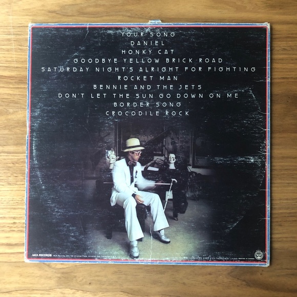 Elton John GREATEST HITS Vinyl Record 1974 MCA - Picture 3 of 12